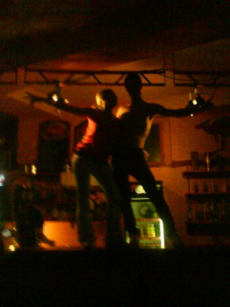 Honza po z�vod� pa�il s d�v�aty na Stodoln� :-)