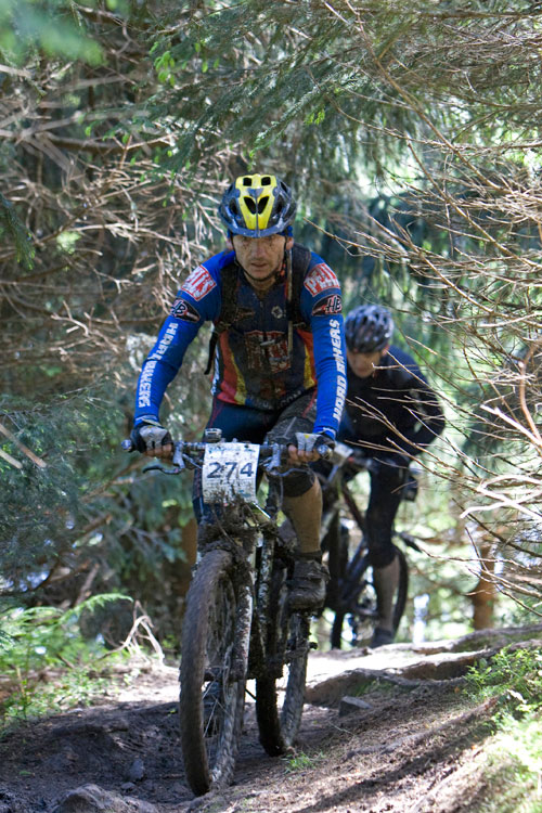 Libor se v t�k�m ter�nu soust�ed� na j�zdu. V�sledkem bylo v�born� 6. m�sto