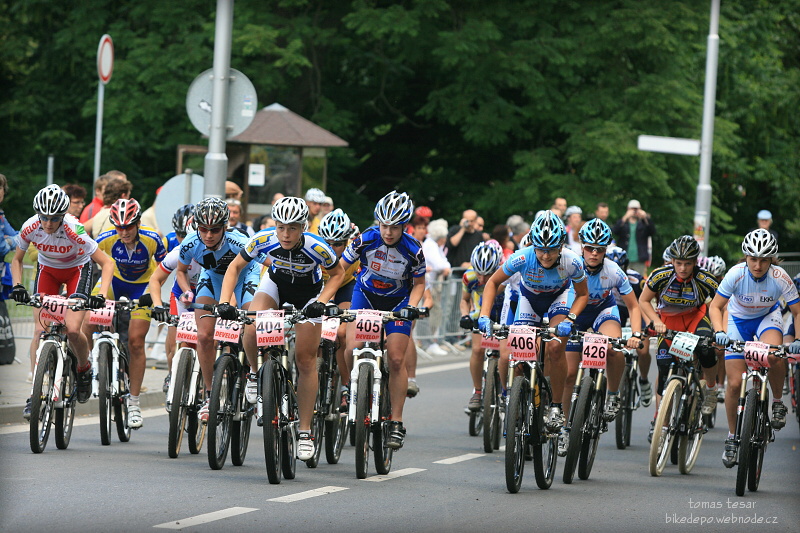 Martina kr�tce po startu