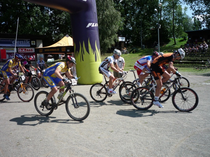 Start Masters 1. Ivo schovan� za Martinem ��mou a Du�anem Olejn��kem