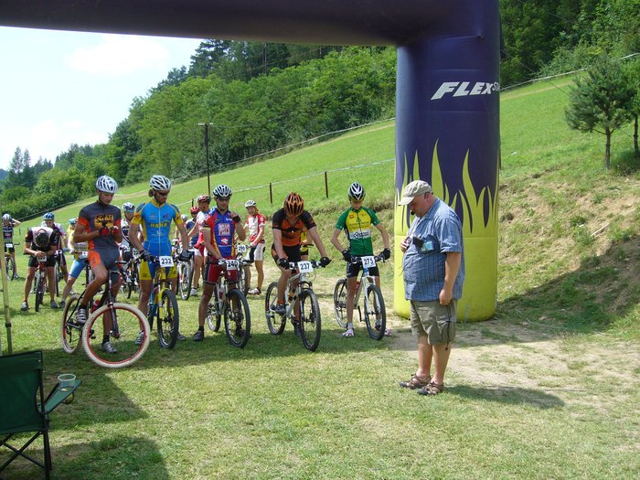 Petr na startu Elity